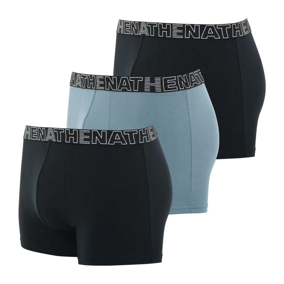 Athena Lot De 3 Boxers Homme - Gris 5 Athena Lot De 3 Boxers Homme - Gris – Image 3