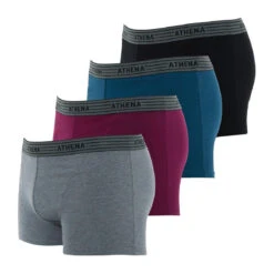 Athena Lot De 4 Boxers Homme - Rouge -MenCorner Boutique lot de 4 boxers homme ecopack 3541016 7191150 50 1140x1140