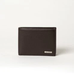 Mac Douglas Porte Cartes Cuir Marron 2 Volets