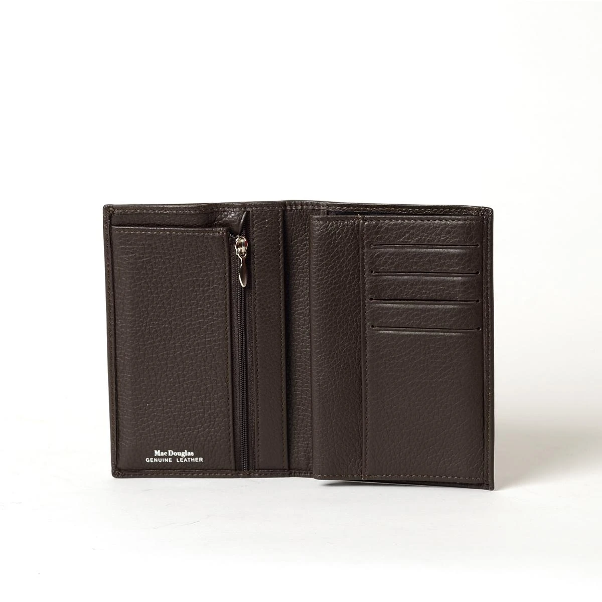 Mac Douglas Portefeuille Cuir Marron 2 Volets 4 Mac Douglas Portefeuille Cuir Marron 2 Volets – Image 2