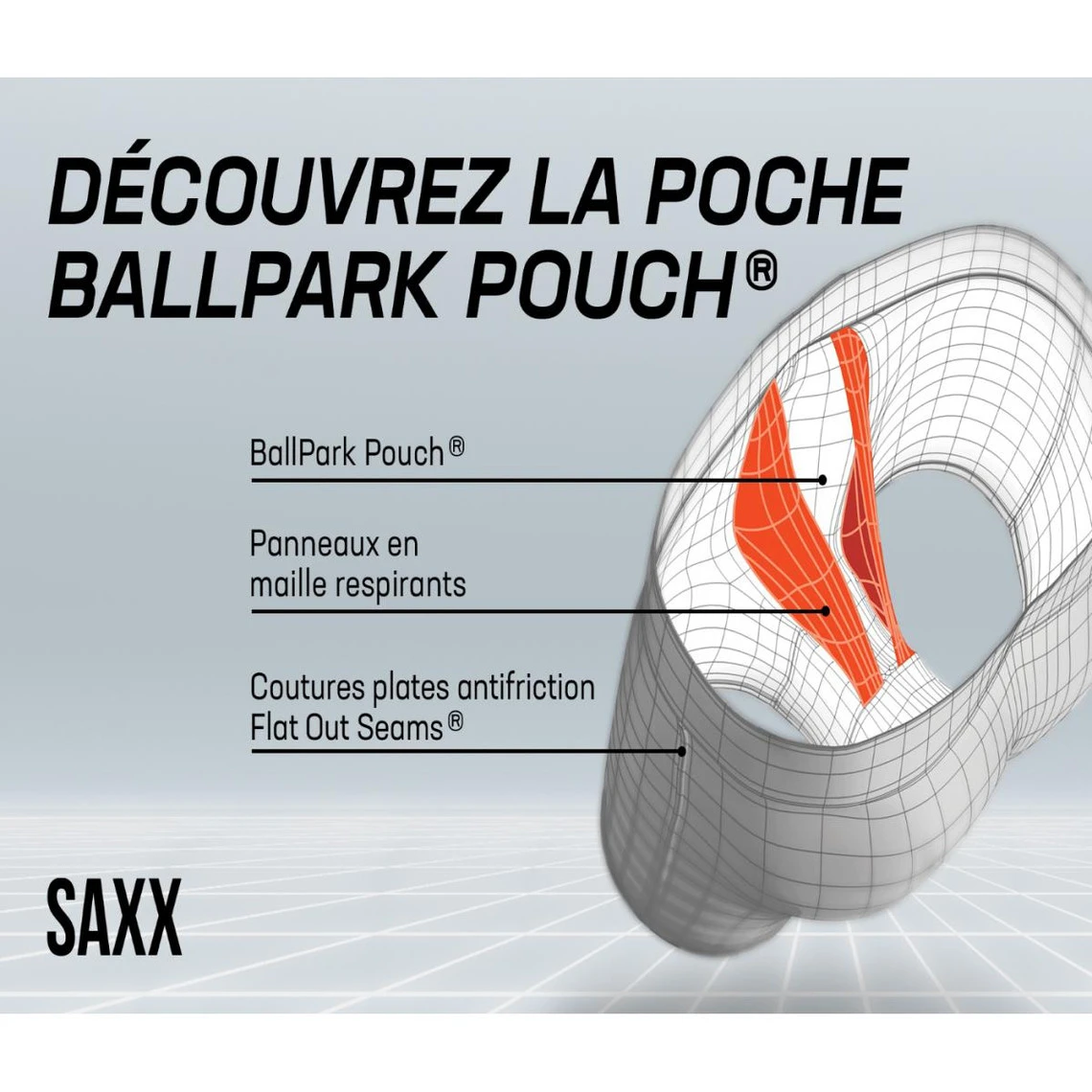 Maillot De Bain Oh Buoy 2n1 - Gris Saxx 9 Maillot De Bain Oh Buoy 2n1 - Gris Saxx – Image 7