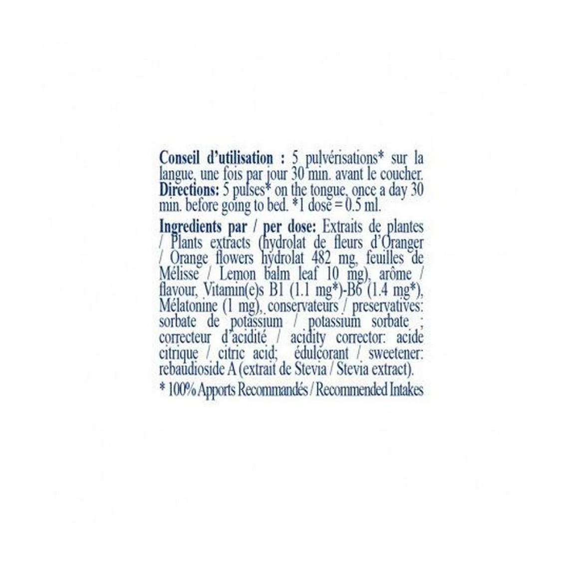 MELATONINE Spray- Aide à L'endormissement 20 Ml 4 MELATONINE Spray- Aide à L'endormissement 20 Ml – Image 2