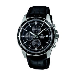 Montre Homme Casio EDIFICE EFR-526L-1AVUEF - Montre Chrono Sport Cuir