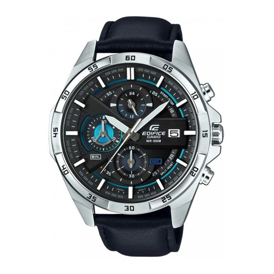 Montre Casio Edifice EFR-556L-1AVUEF - Montre Chronographe Cuir Noire Homme 3 Montre Casio Edifice EFR-556L-1AVUEF - Montre Chronographe Cuir Noire Homme