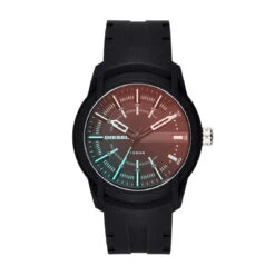 Montre Mixte Diesel Fashion DZ1819 - Bracelet Silicone Noir