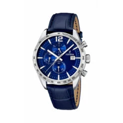 Montre Festina F16760-3 - Montre Cuir Bleue Homme -MenCorner Boutique montre festina f16760 3 montre cuir bleue homme 66814 2 1140x1140
