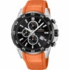 Montre Festina Originals F20330-4 - Montre Chronographe Résine Orange Homme