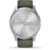 Montre Connectée Garmin Vivomove Style 010-02240-01 Silver/Moss - Bracelet Silicone Vert -MenCorner Boutique montre garmin homme 010 02240 01 1220915 1200x1200