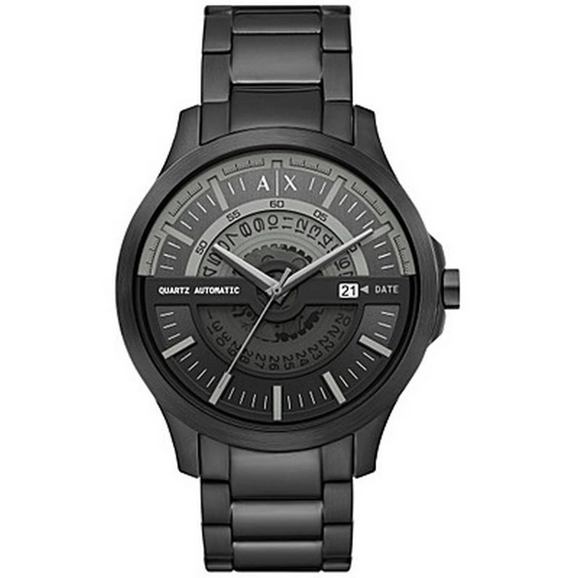 Emporio Armani Montre Homme ARMANI AX2444 - Bracelet Acier Noire 3 Emporio Armani Montre Homme ARMANI AX2444 - Bracelet Acier Noire