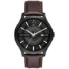 Emporio Armani Montre Homme ARMANI AX2446 - Bracelet Cuir Marron -MenCorner Boutique montre homme armani ax2446 bracelet cuir marron ax2446 1140x1140