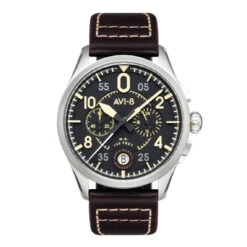 Montre Homme Avi-8 SPITFIRE AV-4089-01 - Bracelet Cuir Marron
