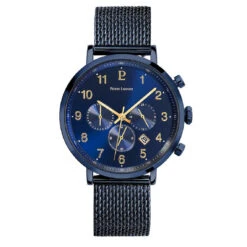 Montre Homme Baron 220H469 Cadran Bleu Bracelet Acier Milanais Bleu