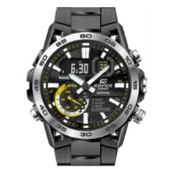 Montre Homme CASIO ECB-40DC-1AEF - Bracelet Acier Noir -MenCorner Boutique montre homme casio montres ecb 40dc 1aef bracelet acier 3472370 3 1140x1140