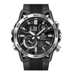Montre Homme CASIO ECB-40P-1AEF - Bracelet Résine Noir -MenCorner Boutique montre homme casio montres ecb 40p 1aef bracelet acier 3472372 3 1140x1140