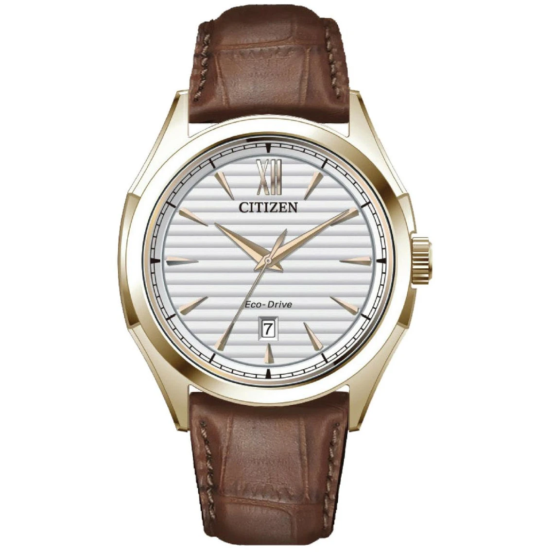 Montre Homme CITIZEN AW1753-10A - Bracelet Cuir Marron 3 Montre Homme CITIZEN AW1753-10A - Bracelet Cuir Marron
