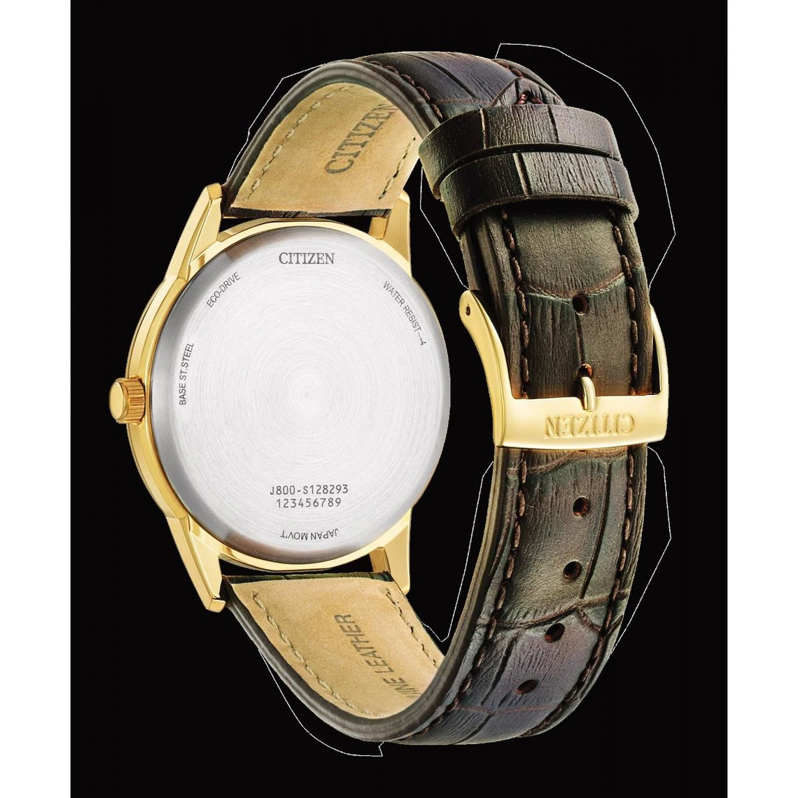 Montre Homme CITIZEN CLASSIC ELEGANT AW0102-13A - Bracelet Cuir 4 Montre Homme CITIZEN CLASSIC ELEGANT AW0102-13A - Bracelet Cuir â Image 2