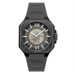 Montre Homme EARNSHAW ARMOURY SKELETON AUTOMATIC ES-8258-04 - Bracelet Silicone Bleu -MenCorner Boutique montre homme earnshaw armoury skeleton automatic es 8258 04 bracelet acier bleu 3427702 2 1140x1140