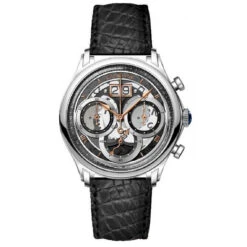 Montre Homme EARNSHAW ES-8260-02 - Bracelet Cuir Noir