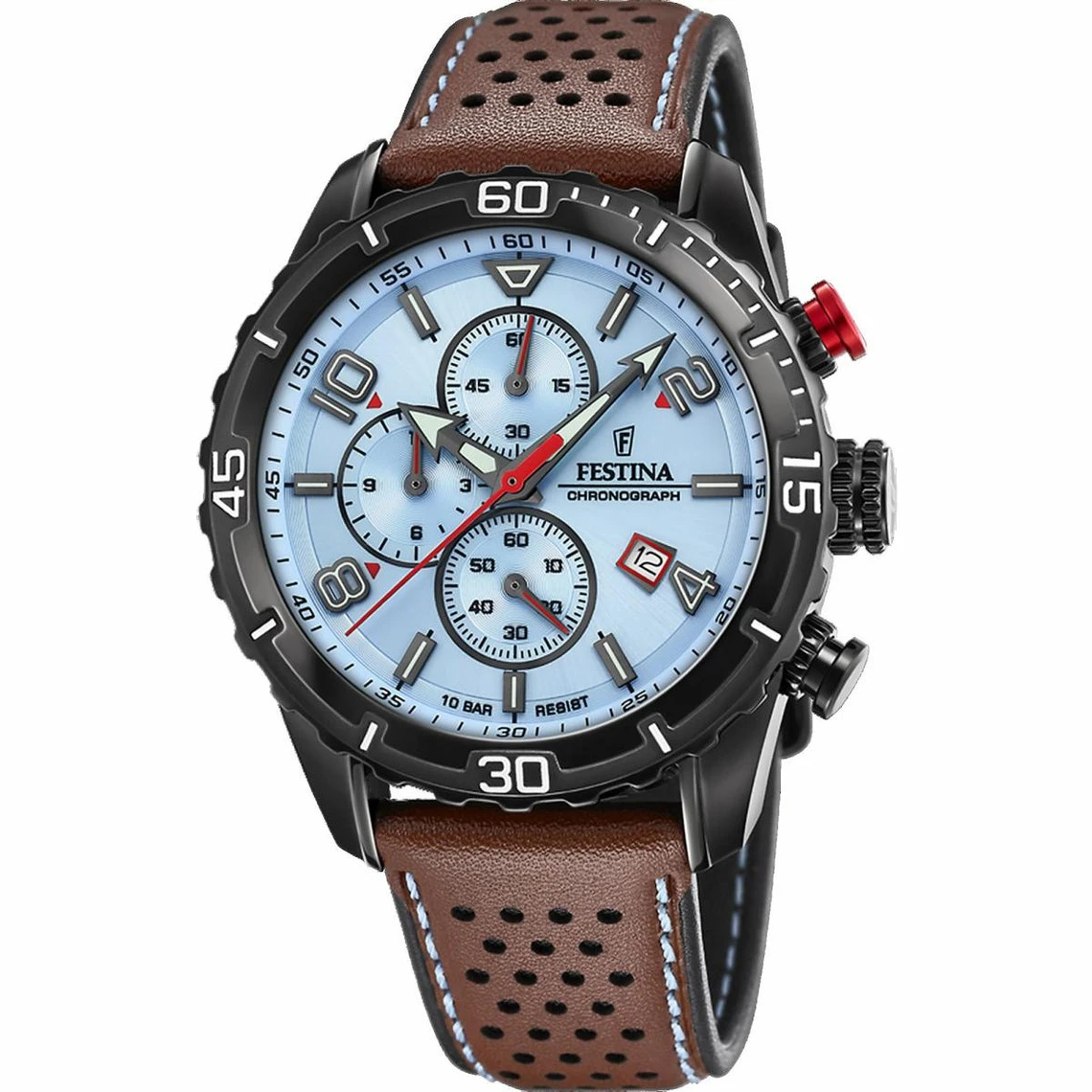 Montre Homme Festina F20519-1 - Bracelet Cuir Marron 3 Montre Homme Festina F20519-1 - Bracelet Cuir Marron