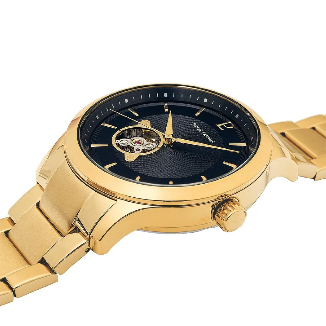 Montre Homme Fleuret 337B032 Cadran Noir Bracelet Acier Doré 4 Montre Homme Fleuret 337B032 Cadran Noir Bracelet Acier Doré – Image 2