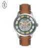 Montre Homme Fossil ME3234 - Bracelet Cuir Marron -MenCorner Boutique montre homme fossil me3234 bracelet cuir marron me3234 1140x1140