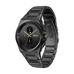 Montre Homme Boss Steer Chrono - 1514068 Bracelet Acier Noir -MenCorner Boutique montre homme hugo boss steer chrono 1514068 bracelet acier noir 3512598 3 1140x1140