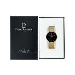 Montre Homme Pierre Lannier DELICE 200G032 - Bracelet Acier Doré -MenCorner Boutique montre homme pierre lannier delice 200g032 bracelet acier dore 200g032 10 1140x1140