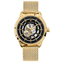Montre Homme Pierre Lannier WOOFER 326C032 - Bracelet Acier Doré