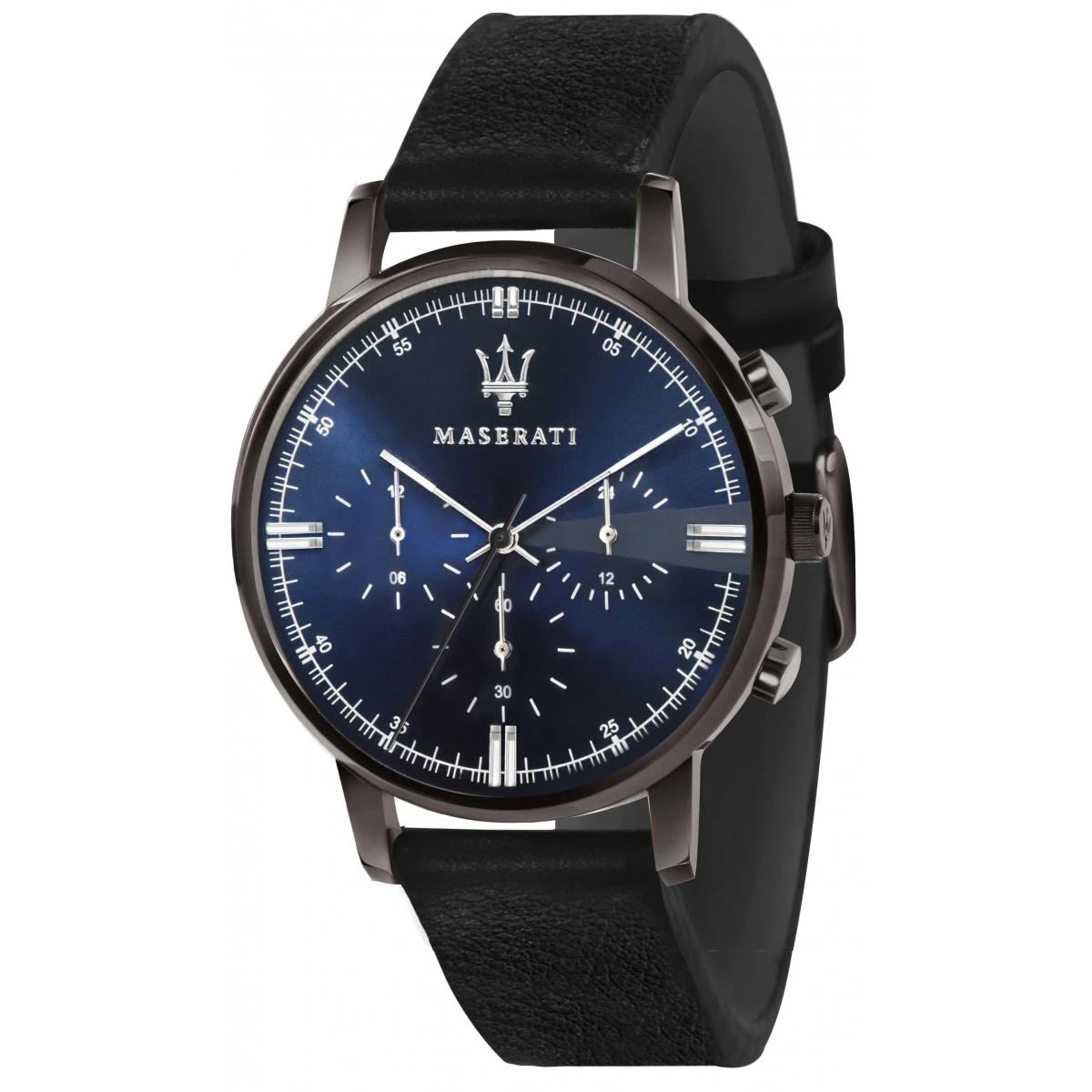 Montre Maserati R8871630002 - Montre Eleganza Cuir Noir Acier Homme 3 Montre Maserati R8871630002 - Montre Eleganza Cuir Noir Acier Homme