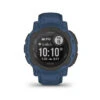 Montres Connectées Mixtes Garmin Instinct 2 010-02627-06 - Bracelet Silicone Bleu