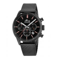 Montres Homme Lotus Montres L18700-1 - Bracelet Acier Noir