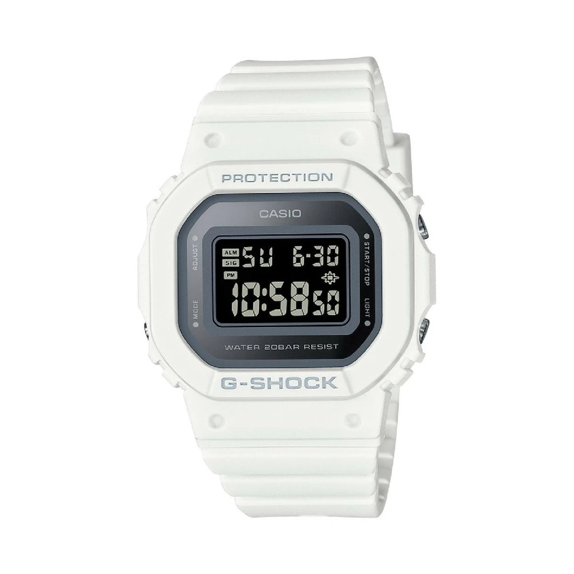 Montre Mixtes CASIO GMD-S5600-7ER - Bracelet Résine Blanc 4 Montre Mixtes CASIO GMD-S5600-7ER - Bracelet Résine Blanc – Image 2