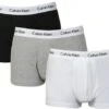 CALVIN KLEIN UNDERWEAR PACK 3 BOXERS COTON STRETCH - Ceinture Logotée Blanc / Noir / Gris -MenCorner Boutique pack 3 boxers coton stretch ceinture coloreeu2664g 998 multi 680x680