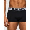 Pack 3 Boxers Logotés - Noir Diesel Underwear -MenCorner Boutique pack 3 boxers logotes ceinture elastique noir 3236653 1 1140x1140