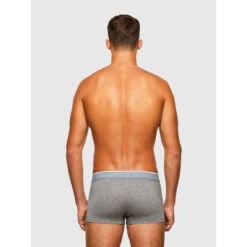 Pack De 3 Boxers Logotes Ceinture Elastique - Noir / Gris / Kaki Imprime -MenCorner Boutique pack de 3 boxers logotes ceinture elastique gris 3204378 3 1140x1140