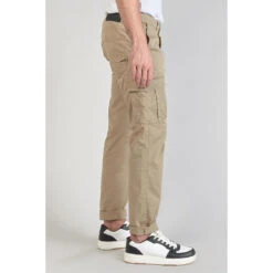 LE TEMPS DES CERISES Pantalon Cargo Lakme Beige Sable -MenCorner Boutique pantalon cargo lakme 3520132 7041250 50 1140x1140