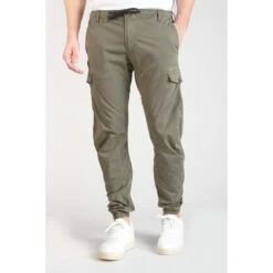 LE TEMPS DES CERISES Pantalon Cargo Vedje Kaki -MenCorner Boutique pantalon cargo vedje 3519950 7040132 32 1140x1140