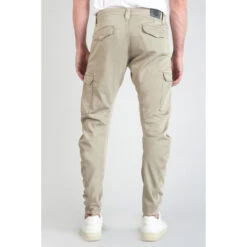 LE TEMPS DES CERISES Koge Army Jogg Tapered Arqué Beige -MenCorner Boutique pantalon carotte koge 3518518 7030744 44 1140x1140