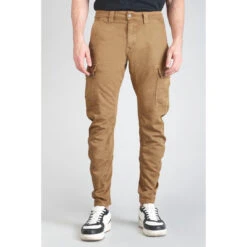 LE TEMPS DES CERISES Koge Army Jogg Tapered Arqué Camel