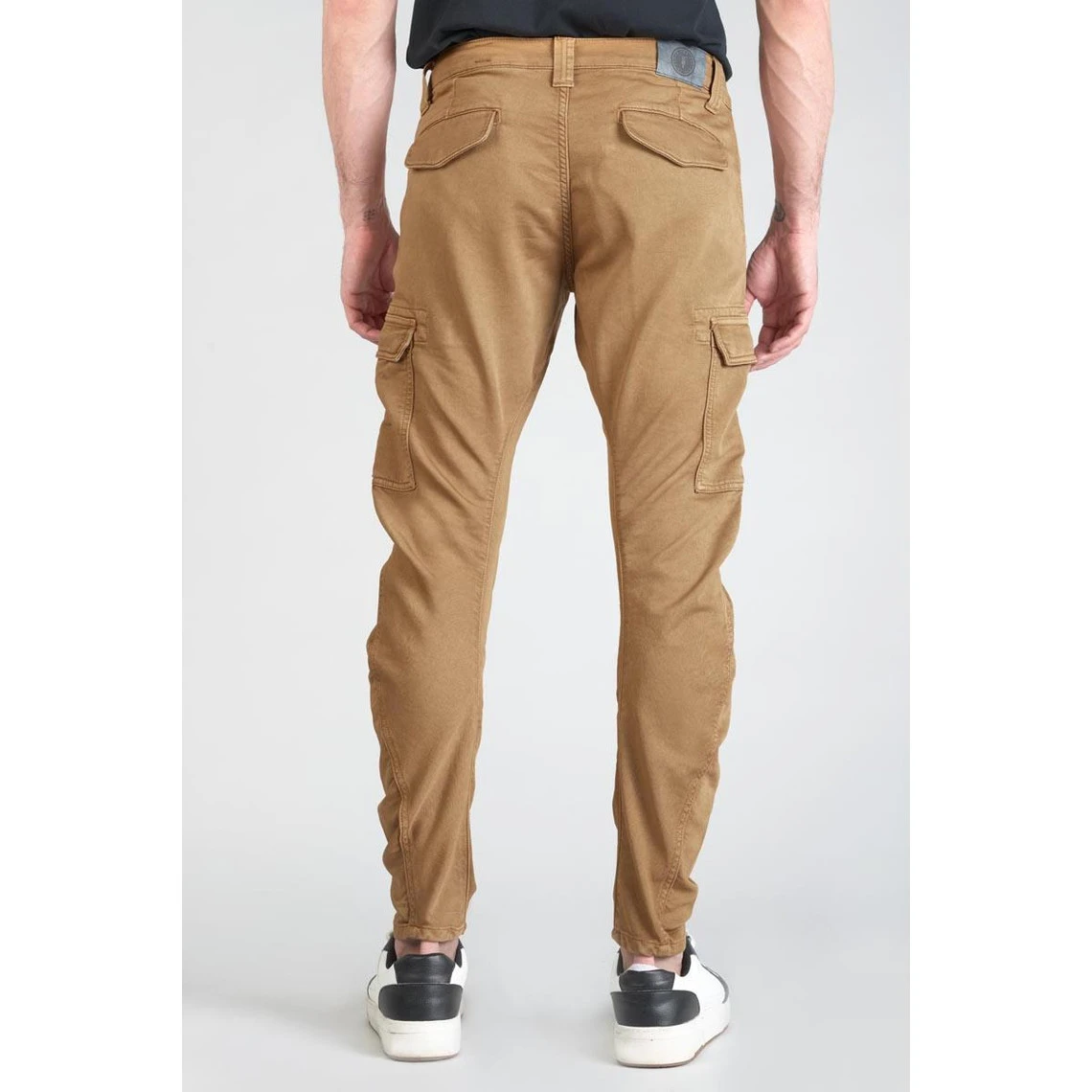 LE TEMPS DES CERISES Koge Army Jogg Tapered Arqué Camel 4 LE TEMPS DES CERISES Koge Army Jogg Tapered Arqué Camel – Image 2