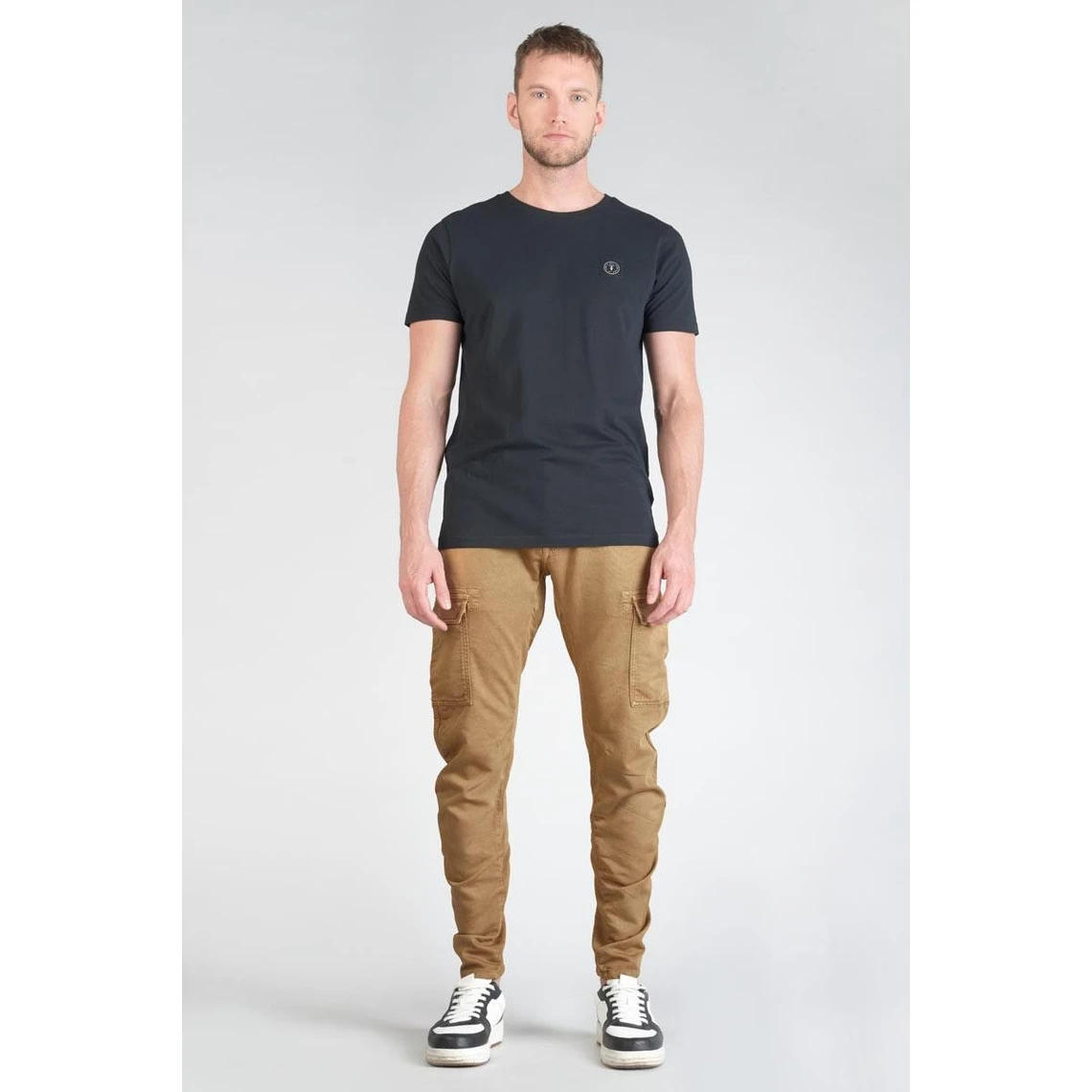 LE TEMPS DES CERISES Koge Army Jogg Tapered Arqué Camel 5 LE TEMPS DES CERISES Koge Army Jogg Tapered Arqué Camel – Image 3