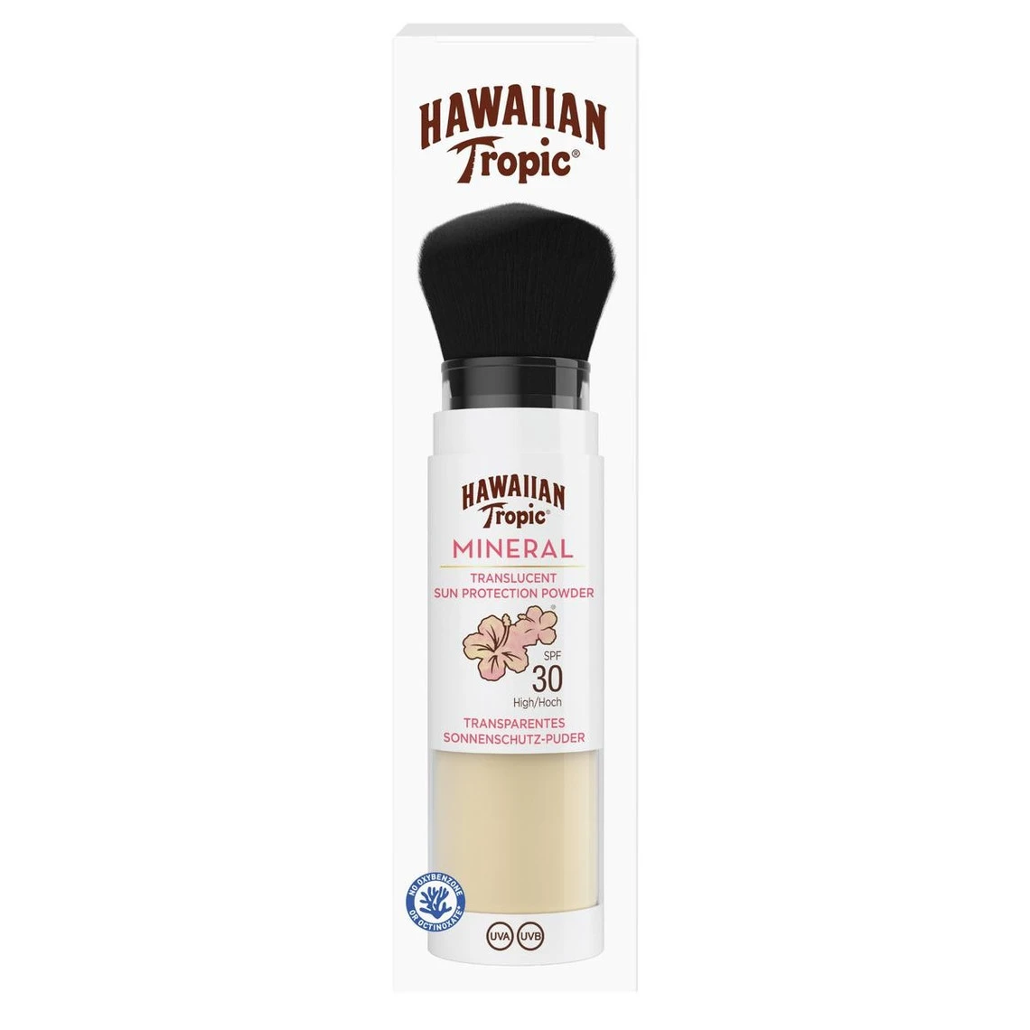 Hawaiian Tropic Poudre Minérale Translucide SPF 30 Avec Pinceau Applicateur 65 Ml 4 Hawaiian Tropic Poudre Minérale Translucide SPF 30 Avec Pinceau Applicateur 65 Ml – Image 2