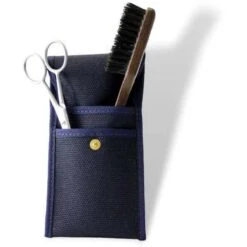 Set Barbe Et Moustache 2 Pièces Ciseau Et Brosse - Kit Du Barbu