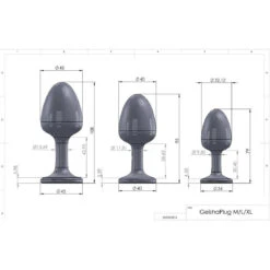 Plug Anal GEISHA PLUG DIAMOND L - Noir Dorcel 9 Plug Anal GEISHA PLUG DIAMOND L - Noir Dorcel -MenCorner Boutique plug anal geisha plug diamond l 3454134 2 1140x1140