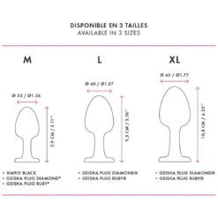 Plug Anal GEISHA PLUG DIAMOND L - Noir Dorcel 10 Plug Anal GEISHA PLUG DIAMOND L - Noir Dorcel -MenCorner Boutique plug anal geisha plug diamond l 3454134 3 1140x1140