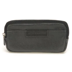 Pochette Ceinture Homme En Cuir Noir