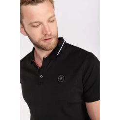 LE TEMPS DES CERISES Polo Aron Noir