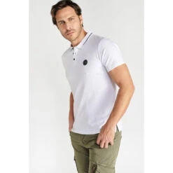 LE TEMPS DES CERISES Polo Aron Blanc