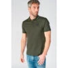 LE TEMPS DES CERISES Polo Aron Vert Kaki