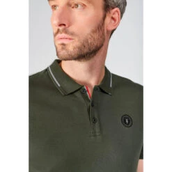 LE TEMPS DES CERISES Polo Aron Vert Kaki -MenCorner Boutique polo aron 3519128 7034666 66 1140x1140